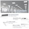 Luxrite 2x2 FT Flat LED Panel Lights 5CCT 3000K-6500K 20/30/40W Up to 5000LM 0-10V 0-10V Dimmable DLC, 2PK LR24290-2PK - alternate 2